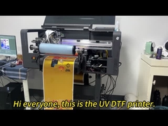 A3 UV DTF yazıcısı 140kg Brüt Ağırlık UV Pigment Mürekkep